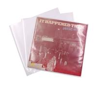 Vinyl Record Outer Sleeves LP Storage Protector - Clear Anti-Static Album Covers for 10inch LP (50PCS)