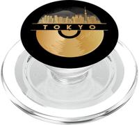 Vinyl-Record-Player Disco-Music Skyline-Japan-Tokyo PopSockets PopGrip for MagSafe