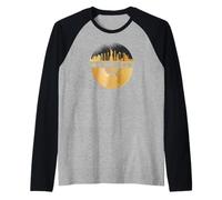 Vinyl-Record-Player Disco-Music Skyline-New-York Raglan Baseball Tee