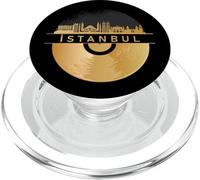 Vinyl-Record-Player Disco-Music Skyline-Turkey-Istanbul PopSockets PopGrip for MagSafe
