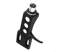 Vinyl Record Player Headshell with 4 Pin Contacts for Technics Turntables Offering ABS Construction (Silver)