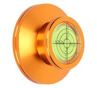 Vinyl Record Player Stabilizer, Aluminum Alloy LP Record Weight Turntable Stabilizer Speed Detection Multi Function Firm for Vinyl Record Player(Tyrant Gold)