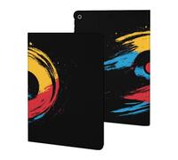 Vinyl Record Rendered Music Art Slim Case Compatible with iPad 10th 9th 8th 7th Generation 2022 2021 2020 2019 Protective Cover Stand