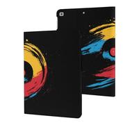 Vinyl Record Rendered Music Art Slim Case Compatible with iPad 10th 9th 8th 7th Generation 2022 2021 2020 2019 Protective Cover Stand