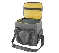 Vinyl Record Storage Box | Travel Organizer Bag for CDs | Album Storage Bag with Dividers for Up to 45 Records for Travel and Collecting