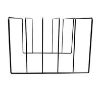 Vinyl Record Storage - Desktop Black Iron Classic Nostalgic Vinyl Record Storage Rack | Bookcase Organiser for Bills and Mail, Sorter for Document Paper, l, see description, See description