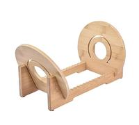 Vinyl Record Storage Holder - Vinyl Record Organiser | Vinyl Record Organiser Holds Up To Modern Bamboo Display Stand Up To 50 LP Musical Albums Or LPs In Modern Style Accessories