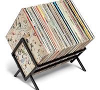Vinyl Record Storage nizer - Adjustable Vinyl Record Shelf for Albums Magazines & Books - Durable Load-Bearing Design for Flexible Storage Solutions