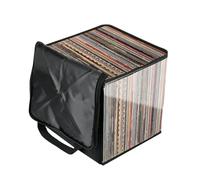 vinyl record storage, vinyl record travel case, display storage boxes | Portable Dustproof Storage Bag with Lids, Foldable Fabric Storage Boxes faci
