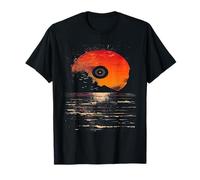 Vinyl Record Sunset T-Shirt