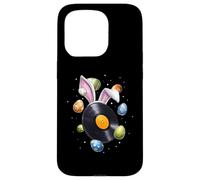 Vinyl Record Vintage Music Audiophile Rabbit Eggs Bunny Ears Case for iPhone 15 Pro