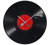 Vinyl Record Wall Clock Wall Decorations Made of Vinyl Records Wall Clock for Home Battery Hanging Country House Decor Office Practical Clock Wok Plastic