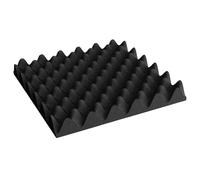 Vinyl Records, 12 Inch Acoustic Foam Plates, Polyurethane Foam, Noise Dampening Wedge Plates, Self-Adhesive, Flame Retardant for Studio, Home Cinema, Bedroom, Apartment, Hotel Basement