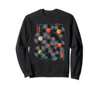 Vinyl Records For all, who love the 80s Sweatshirt