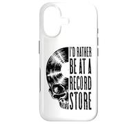 Vinyl Records LP Collector Be At A Record Store Music Skull Case for iPhone 17