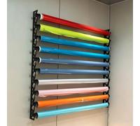Vinyl Roll Holder, Craft Vinyl Hanging Organizer, Black