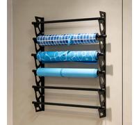 Vinyl Roll Holder, Craft Vinyl Hanging Organizer, Black