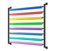 Vinyl Roll Storage Rack,Adjustable Wall Mount Metal Rod for Car Vinyl, Wallpaper, Wrap Roll & Fabric Storage - 63in Craft Holder Rack - Ideal for Home & Auto Organization - Black