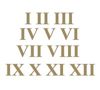 Vinyl Roman Numeral Number Decal Sticker. House, Door, Bin, Clock, 1 Numeral Supplied. 1-12 (10cm Tall Number, Black)