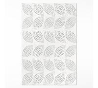 Vinyl Rug Flooring 140x210 cm/55,1x82,7 inch Interior Home Decor for Living Room Bedroom Waterproof PVC Kitchen Mat Hand Washable Floor Covering and Protection - Dark leaves