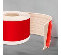 Vinyl Self-Adhesive Skirting Board Flexible Skirting Board 10cm Wide Skirting Trim Waterproof For Floor Base Cove Base Light Yellow 6M(L)