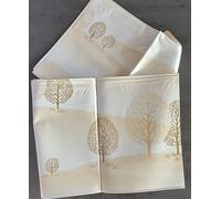 Vinyl Shower Curtain Bilbao Beige 180x200 Cm. Thin Soft Vinyl Film