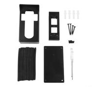 Vinyl Siding Black Shell Doorbell Bracket Ring Having