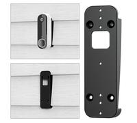 Vinyl Siding Mount for G/oogle Nest Doorbell (Battery) Camera,Only Apply for 4" Standard Vinyl Siding,Adjustable Angle Doorbell Wedge Mounting Bracket(Video Doorbell Sold Separately),Black