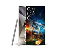 Vinyl Skin for Samsung Galaxy S24 Ultra - Premium 3M Decal Sticker, Anti-Scratch, Bubble-Free, Easy Application, Residue-Free Removal, Gift-Ready Packaging (Made in UK) (Football, S24 Galaxy Ultra)