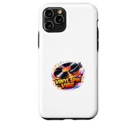 Vinyl Spin Vibe Retro Music Turntable Energy Graphic Case for iPhone 11 Pro