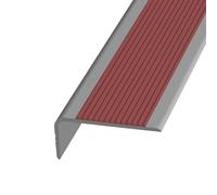 Vinyl Stair Edge Protector NonSlip Corner Trim Adhesive AntiSlip Stair Treads Waterproof PreCut Strips for IndoorOutdoor Use (Reddish Brown 4.06m160in)