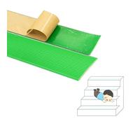 Vinyl Stair Nosing, Self-Adhesive Rubber Stair Edge, Waterproof & Flame Resistant Staircase Safety Step Trim