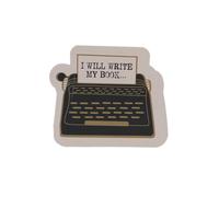 Vinyl Sticker - I Will Write My Book - Waterproof - 7.5 x 10 cm