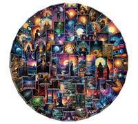 Vinyl Stickers Pack Fantasy Tarot Card Mystical Aesthetic Waterproof Decals for Laptop Guitar Cup 50 pcs for Adults Teens