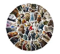 Vinyl Stickers Pack Stylish Character Portrait Aesthetic Waterproof Decals for Journal Phone Laptop Suitcase 50 pcs for Teens Adults