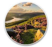 Vinyl Stickers (Set of 2) 15cm - Bamford Edge Peak District England Landscape Laptop Tablet Luggage Scrapbook #44212