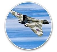 Vinyl Stickers (Set of 2) 7.5cm - Avro Vulcan B2 Bber Plane #16142