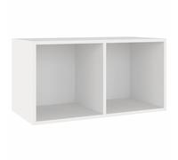 Vinyl Storage Box Recorder Collection Cabinet Cupboard Engineered Wood vidaXL