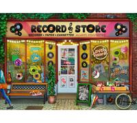 Ravensburger Vintage Vinyl Nostalgic 1000 Piece Jisaw Puzzles for Adults and Kids Age 12 Years Up