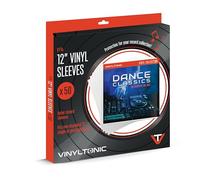 Vinyl Tonic 12" Vinyl Record Sleeves | Clear Plastic Cover | Fits Standard or Gatefold Vinyl (50 Pack)