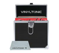 Vinyl Tonic 7" Vinyl Record Storage Case with Universal Cleaning Cloth