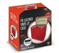 Vinyl Tonic PU leather LP Case Red (with Velvet Brush & Microfibre Cloth)