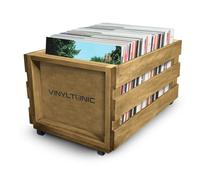 Vinyl Tonic Stackable LP Crate Teak