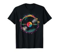 Vinyl Tshirt Men Record Lovers Collectors Musician Retro T-Shirt
