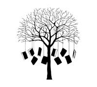 Vinyl Wall Decal Books Tree Wall Sticker Home Library Reading Corner Decor Bedroom School Classroom Wall Window Stickers Extra Large - 70x80cm