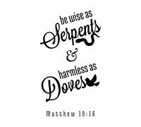 Vinyl Wall Decals Bible Quote from Matthew 54.4x94.7cm Store Decoration Black