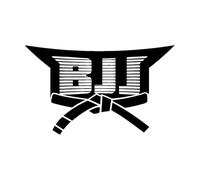 Vinyl Wall Decals Jiu Jitsu Oriental Sports Martial Arts Fighting 48x80.4cm Removable Without Leaving Glue Large Black