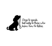 Vinyl Wall Decals Pet Grooming Quote Dog Puppy Lover Animal Saying Phrase 21x49cm Equipped with Transfer Film kit Small Black