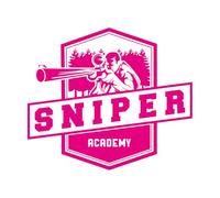 Vinyl Wall Decals Sniper Academy 51x59cm Personalized Customization Rosered