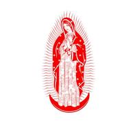 Vinyl Wall Decals Virgin Guadalupe The Mary Poster 30x56.7cm Personalized Customization Red
